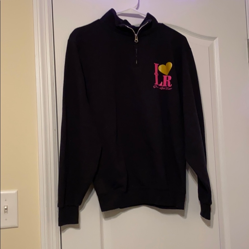 Black long sleeved sweatshirt